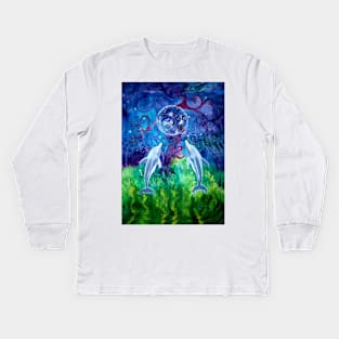 Dolphin Gaze (Prints, Cards & Posters) Kids Long Sleeve T-Shirt